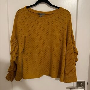 Sweater with fun sleeves